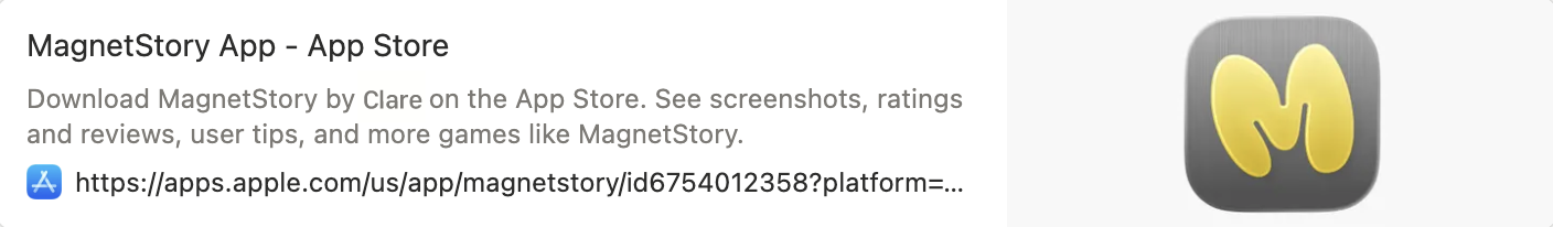 MagnetStory App Link